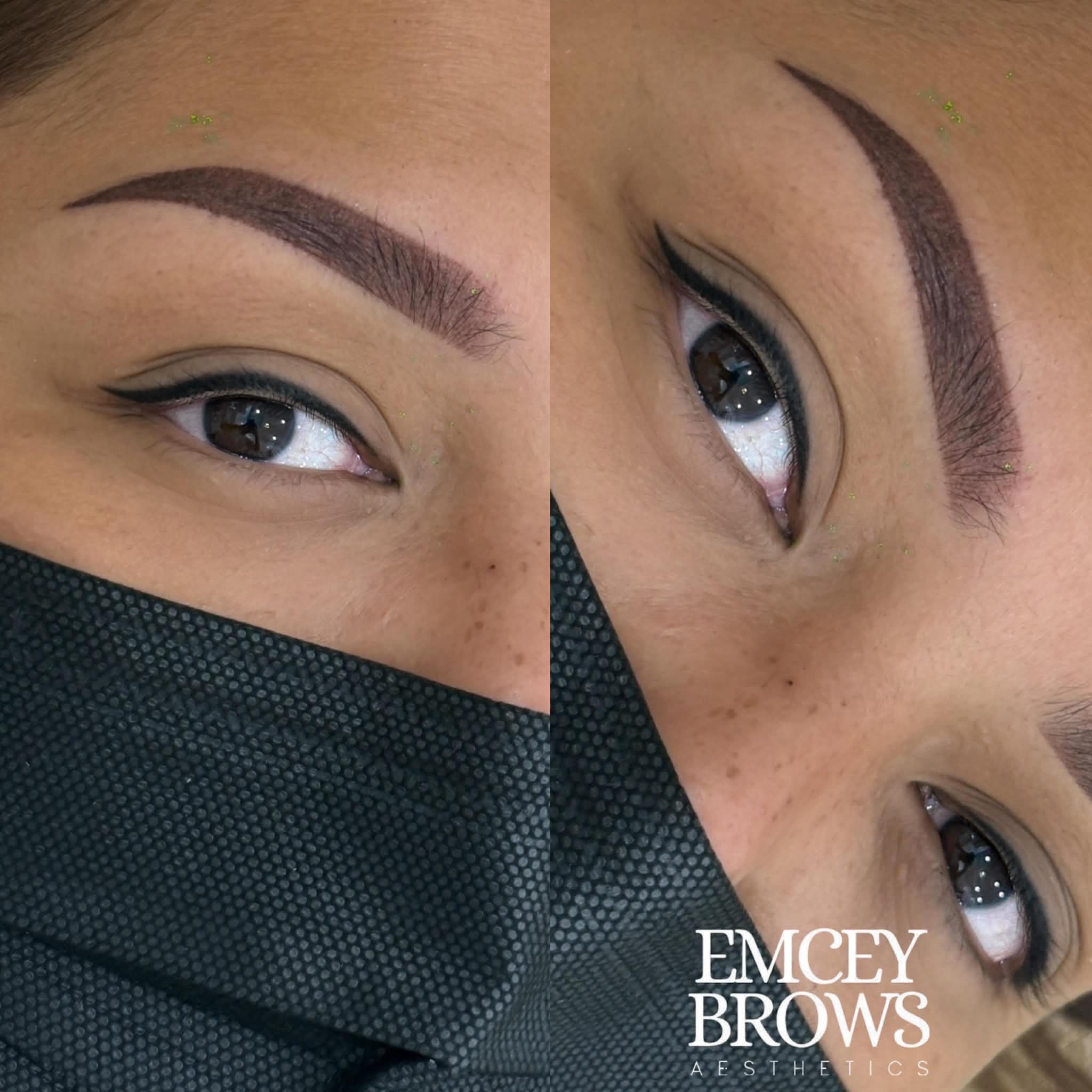 Emcey Brows defined brow close-up — Imus, Cavite