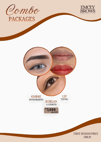 OMBRE MICROSHADING + KOREAN LASHLINER + LIP TINTING by Emcey Brows — Imus, Cavite