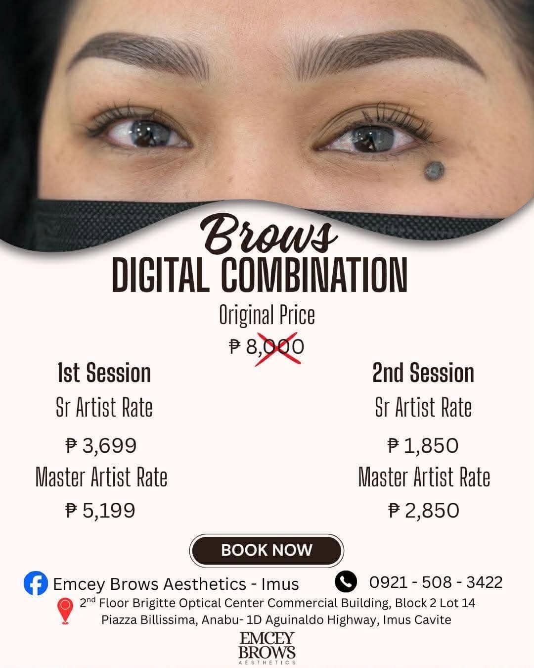 DIGITAL COMBINATION by Emcey Brows — Imus, Cavite