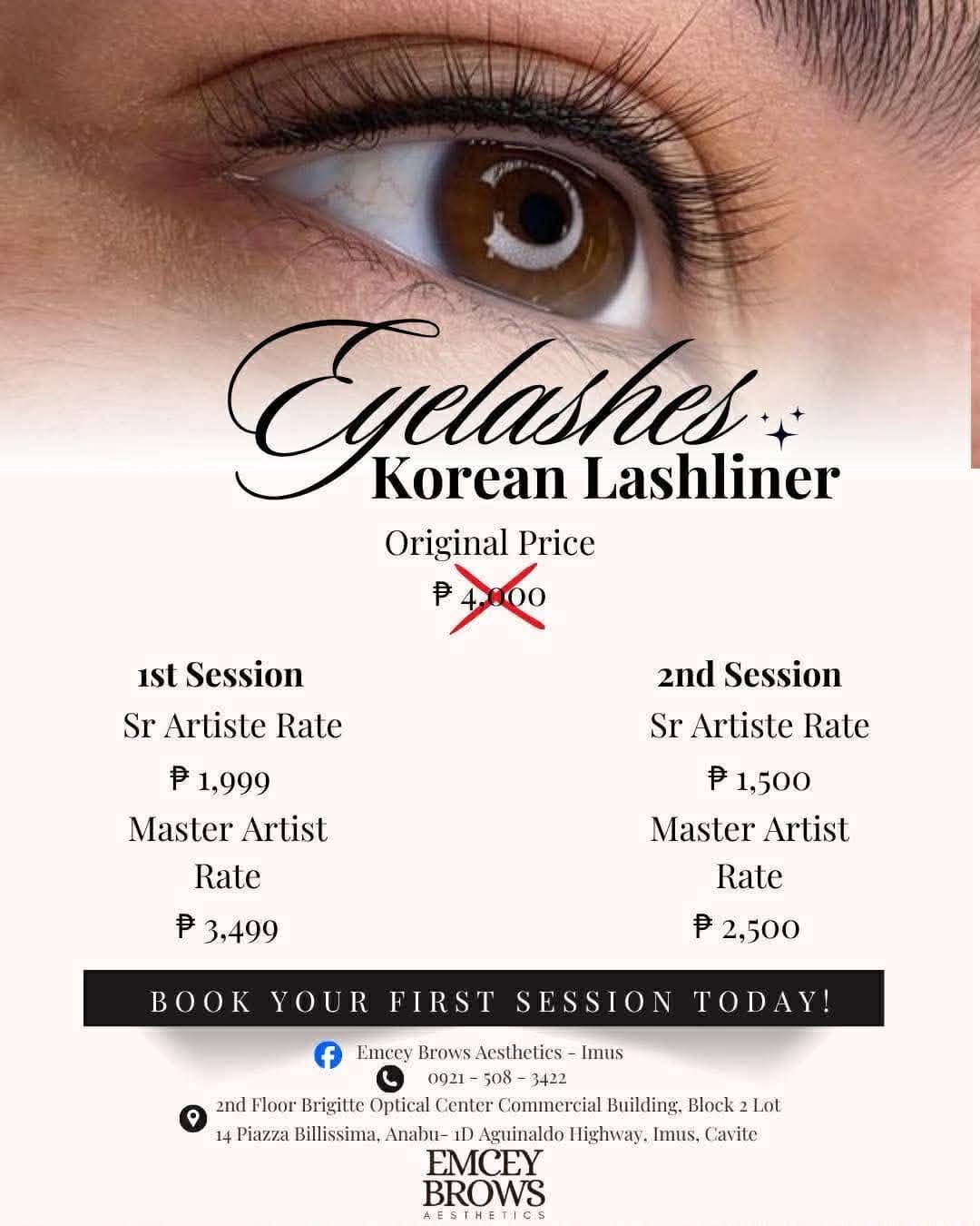 KOREAN LASHLINER by Emcey Brows — Imus, Cavite