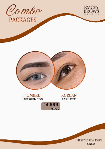 OMBRE MICROSHADING + KOREN LASHLINER by Emcey Brows — Imus, Cavite